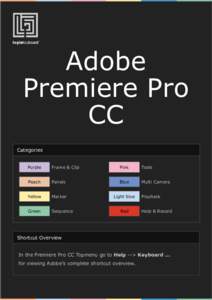 Adobe Premiere Pro CC Categories Purple