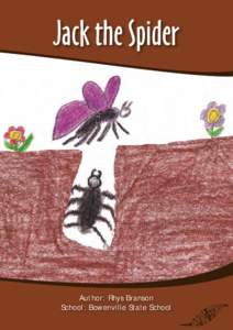 Jack the Spider  Author: Rhys Branson School: Bowenville State School  Enviro-Stories Competition