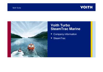 Voith Turbo SteamTrac Marine  Company information  SteamTrac  Voith Group