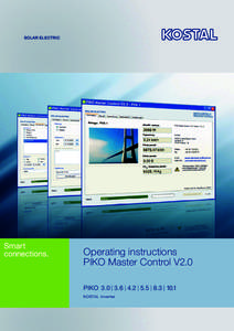 Operating instructions PIKO Master Control V2.0