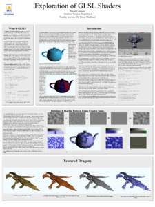 OpenGL / Shading / Video game development / Shader / 3D graphics software / GLSL / Shading language / Procedural texture / Vertex / Software / Computer graphics / 3D computer graphics