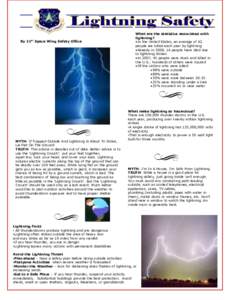 Lightning / Storm / Atmospheric electricity / Electrical safety / Electrical phenomena / Lightning strike / Thunderstorm / Thunder / Ground / Meteorology / Atmospheric sciences / Electromagnetism