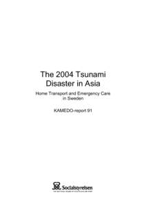 The 2004 Tsunami Disaster in Asia