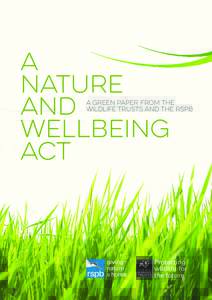 A nature and wellbeing act