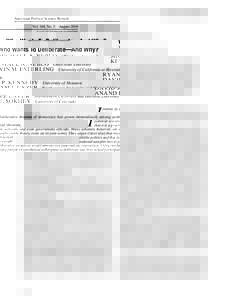 American Political Science Review  Vol. 104, No. 3 August 2010