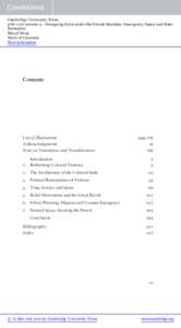 Cambridge University Press3 - Occupying Syria under the French Mandate: Insurgency, Space and State Formation Daniel Neep Table of Contents More information