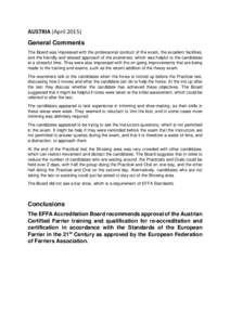 Accreditation Board Report Austria  Apr 2015