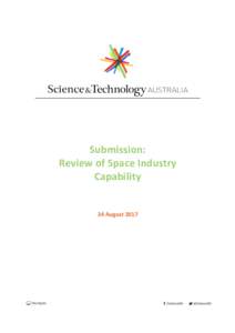 Microsoft Word - Response to the Review of Space Industry Capability.docx