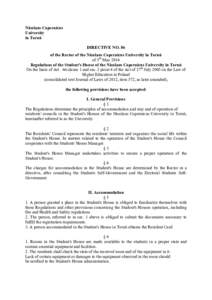 Microsoft Word - REGULATIONS OF SH---regulamin D.S.2014_EN-US.doc