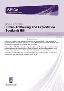 Human Trafficking and Exploitation (Scotland) Bill