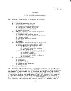 CHAPTER 4 SYSTEM ENGINEERING REQUIREMENTS 4-1. Outline.