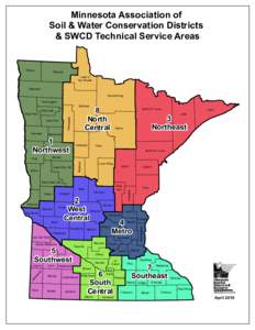 Minnesota Association of Soil & Water Conservation Districts & SWCD Technical Service Areas Kittson