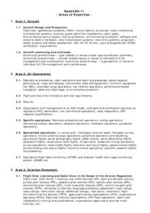 Microsoft Word - Appendix II - Areas of Expertise