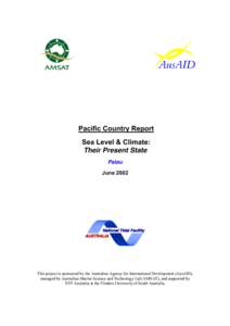 Pacific Country Report Sea Level & Climate: Their Present State Palau June 2002