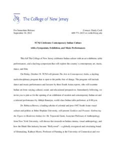 New Jersey Athletic Conference / The College of New Jersey / Abhijit Banerjee / Banerjee / India / West Bengal / American Association of State Colleges and Universities / Eastern Pennsylvania Rugby Union / Middle States Association of Colleges and Schools