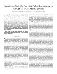 Optical mesh network / Ficus / Electronics / Electronic engineering / Computer architecture / Telecommunications / Multiplexing / Wavelength-division multiplexing