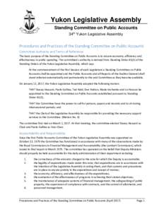 Microsoft Word - Procedures and Practices of the Standing Committee on Public Accounts (Aprildocx