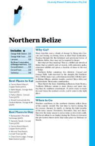©Lonely Planet Publications Pty Ltd  Northern Belize Why Go? Orange Walk DistrictOrange Walk Town