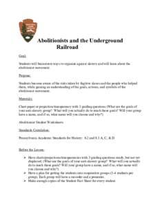 Microsoft Word - Underground Railroad Lesson Plans[removed]doc