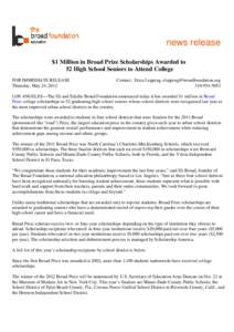 [removed]TBP scholar press release national FINAL