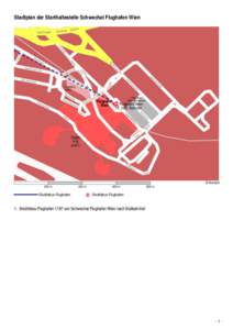 Stadtplan der Starthaltestelle Schwechat Flughafen Wien Hainburger straße  Bundes-