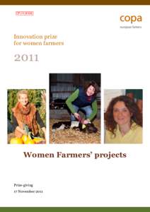 CFInnovation prize for women farmers  2011