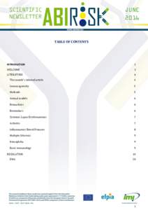 JUNE 2016 TABLE OF CONTENTS  INTRODUCTION