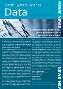 Data  The Data Publishing Journal NEWS NEWS