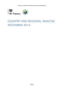 OFFICIAL: COUNTRY AND REGIONAL ANALYSIS NOVEMBERCOUNTRY AND REGIONAL ANALYSIS NOVEMBEROFFICIAL