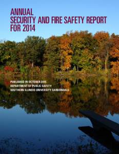 ANNUAL SECURITY AND FIRE SAFETY REPORT FOR 2014 PUBLISHED IN OCTOBER 2015 DEPARTMENT OF PUBLIC SAFETY