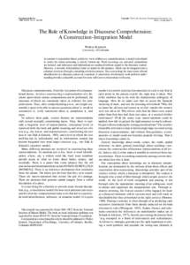 Psychotocical Review 1988, Vol. 95, No. 2, [removed]Copyright !