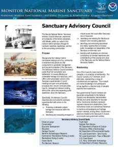 Sanctuary Advisory Council  Photo: MNMS The Monitor National Marine Sanctuary Advisory Council enhances awareness