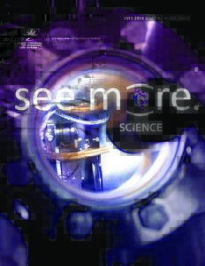 [removed]Annual Highlights  A Global Leader in Synchrotron Science see m re. SCIENCE