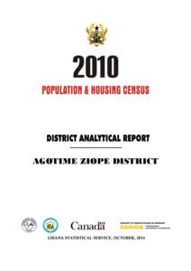 AGOTIME ZIOPE DISTRICT  Copyright (cGhana Statistical Service ii