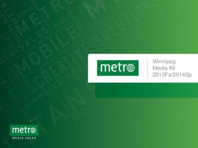 Winnipeg Media Kit 2013Fa/2014Sp 1
