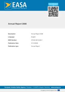 Annual ReportDescription: Annual Report 2008