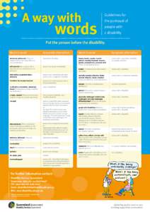 A way with words  Guidelines for