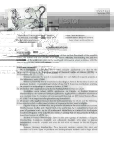 Volume 38 Issue 6  September 2011  Nestor Bibliography of Aegean Prehistory and Related Areas