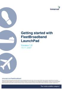 Microsoft Word - Getting started with FleetBroadband LaunchPad.doc