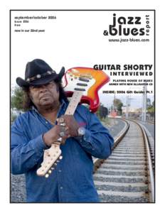 African-American culture / Guitar Shorty / Buddy Guy / Fiona Boyes / Canadian blues / Elmore James / Johnny Winter / Jazz / Mark Hummel / Blues / Lead guitarists / African American music
