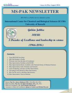 Volume 04 (May-August[removed]MS-PAK NEWSLETTER MS-PAK is a Public Service Initiative of the MS-PAK is a Public Service Initiative of the