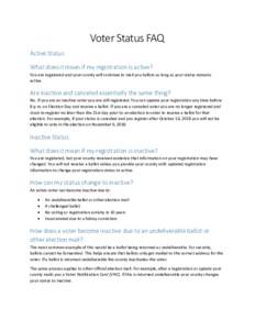 Elections / Politics / Voting / Government / Voter registration / Elections in Oregon / Voter database / Voter ID laws in the United States / Voter registration in the United States