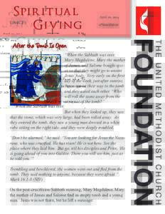 Spiritual Giving UMCF’s  April 20, 2014