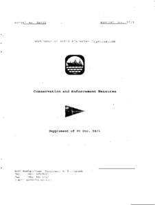 Conservation and Enforcement Measures Supplement of FC Doc. 96/1