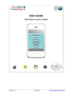 User Guide Soft Token on your mobile Page 1 of 7  FransiKey