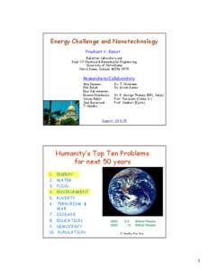 Microsoft PowerPoint - Energy challenge