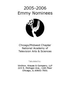 [removed]Emmy Nominees