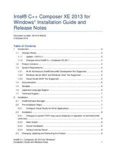 Integrated development environments / Microsoft Windows / Windows NT / Intel C++ Compiler / Windows XP / X86-64 / Itanium / Microsoft Visual Studio / Integrated Performance Primitives / Software / Computing / Computer programming