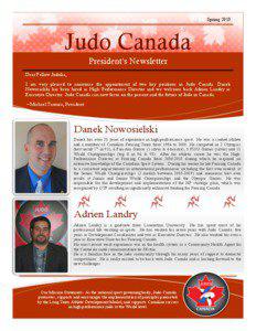 Spring[removed]Judo Canada
