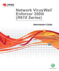 Network Virus Wall Enforcer 3500i (R610 Series) TM